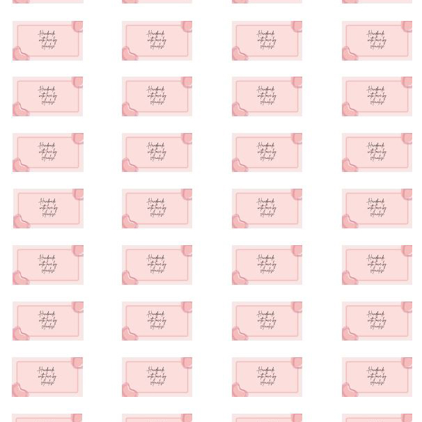 Polyester Waterproof Labels 47mm by 22mm - Custom Artwork